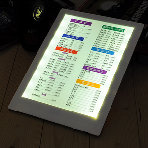 Aanpassen ontwerp tekst led menu board verlichte led menu - Product Image 2