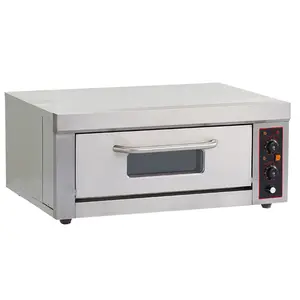 Groothandel commerciële bakoven single deck elektrische pizza oven