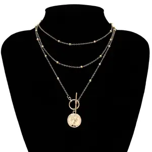 Xus bijoux merci gold and necklace silver jewelry coin cross necklace most fashion in united states
