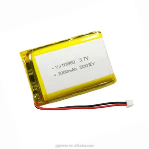 Smartest Deep cycle 3.7v 113960 3000mah lipo battery for GPS tracker