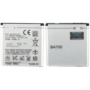 Bateria ba700 original para substituição, 1500mah, para sony ericsson xperia ray st18i mt11i mt15i mk16i xperia neo mt15i pro