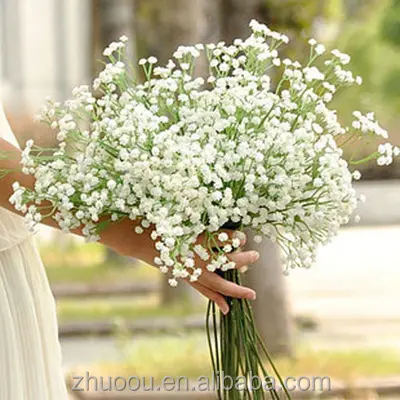 Babys Breath/Gypsophila Wedding Decoration White Colour Real Touch Artificial Babyの-息Flower