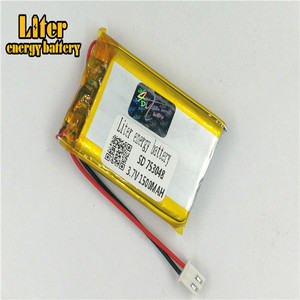Plug 2.5-2 P 753048 Lithium battery 1500 mah Rechargeable Li Polymer Battery PL LiPo battery with wire - Product Image 2
