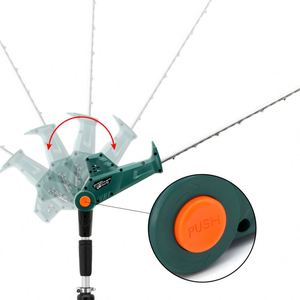 Vente flash : <span class=keywords><strong>Taille</strong></span>-<span class=keywords><strong>haie</strong></span> électrique sans fil 40V Li-ion 2-en-1 avec poignée rotative et perche télescopique - Product Image 3