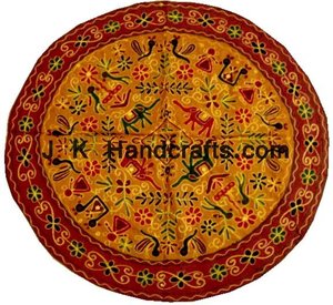 Fil à broder main Travail Tapisserie ronde - Product Image 1