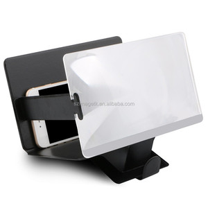 Date Style <span class=keywords><strong>3D</strong></span> Mobile téléphone écran loupe pliantes portable stand de téléphone - Product Image 4