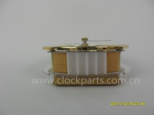 Orologio scheletro inserto trasparente testa dell'orologio con supporto in silicone in metallo con movimento di ora prospettica cava - Product Image 4
