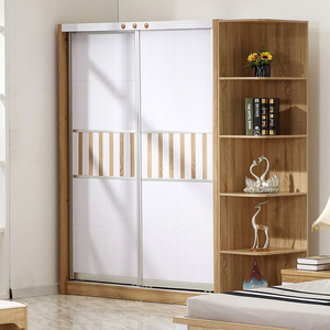 Juego de Muebles de Dormitorio de 1.5 Metros de Foshan Home Furniture, Juego de Dormitorio Moderno Tamaño Queen con Almacenamiento, Cabecera con Iluminación - Product Image 4