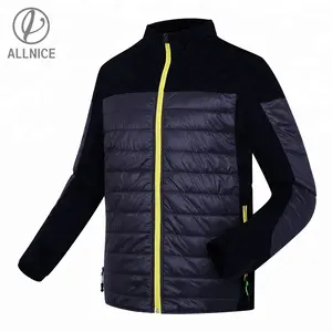 Homens de Fábrica barato Personalizado Tecido Interlock Inverno Primaloft Isolamento Revestimento de Escudo Macio Meninos Resistente À Água Outerwear