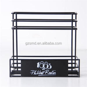 מתלה סירופ תיל מתכת קפה סירופ 2 רמות קפה סירופ תצוגה מתלה - Product Image 5