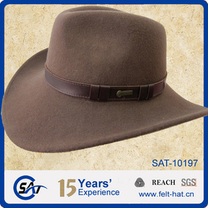 Chapeaux de cow-boy marron espagnol pur, <span class=keywords><strong>chapeau</strong></span> sterson cowboy, brun espagnol pur, collection 100% - Product Image 1