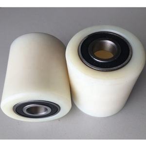 Bon prix 8060/8070/8080/8090/80100mm capacité de charge élevée en nylon résistant à l'usure <span class=keywords><strong>cric</strong></span> de palette à main/rouleau de roue de charge de camion - Product Image 1