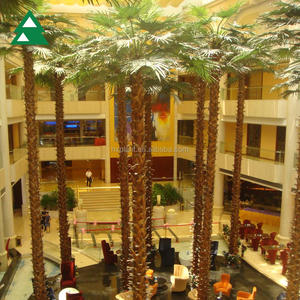 Ống Nhựa Nhân Tạo Cây Cọ Trang Trí Thép <span class=keywords><strong>Canada</strong></span> Bán Buôn Trong Nhà Mô Phỏng Cao 1:1 Cây Cọ Nhân Tạo 8-10 Năm - Product Image 3