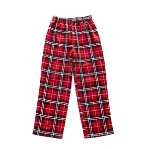 Pantalones de pijama a cuadros para mujer de fábrica