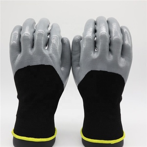 Nitrile résistant à l'huile 3/4 enduit gants imperméables - Product Image 5