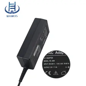 למעלה איכות אוניברסלי 12V 4A AC DC מתאם 48W Intertek מתאמים עבור מחשב נייד & צג LCD שולחן העבודה כוח