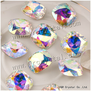 Gratis verzending #4470 vierkante vorm kristal ab kristal kralen mode-sieraden accessoires - Product Image 1