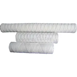 String Wound Filter Cartridge 10' 20' 40' PP Yarn Winding line water filter cartridge 0.5 micron for Water Filtration