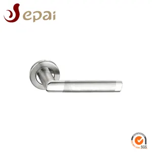 Stainless steel 304 lever door lock handle no set screws