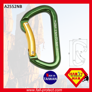 Puerta curvada ligera para exteriores, gancho de escalada de aluminio, 28 KN - Product Image 4