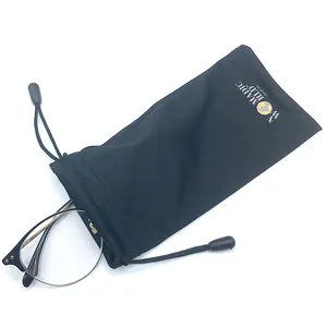 Customized Microfiber Glasses Pouches Customized Portable Soft Microfiber Glasses Pouch