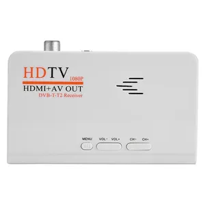 Mini DVB-T2 Digital Receiver High-Speed 1920x1080 Support Resolution HD TV with UK/US Plug 1 Year Warranty