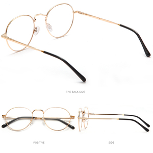 Gafas Ópticas con Armazón Metálico Delgado Dorado para Hombre y Mujer, Tipo Elegante, Venta al por Mayor en Línea de la Fábrica SKYWAY de Wenzhou - Product Image 2