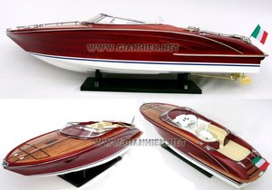 Modèle de bateau à moteur en bois RIVARAMA SB0010P, accessoire de jouet gonflable, Vietnam GIA NHIEN CO. LTD - Product Image 3