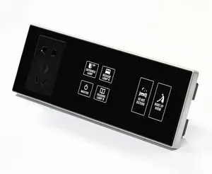 AODSN Panel Papan Sakelar Layar Sensor Sentuh 3 In 1