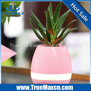 Música Inteligente Maceta, tocar el Piano En Una Planta Real, LLEVÓ La Luz Colorida Noche de Música Toque Lámpara de La Planta - Product Image 1