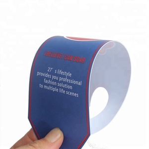 Étiquettes de cintre de porte en PVC, 100 pièces, personnalisées, avec nom imprimé, Logo, en soie, pour parc de stationnement de voiture - Product Image 3