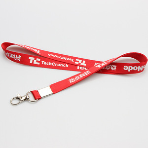 Venta caliente barato imprimir su propia insignia identificación del tejido cuello lanyard para llaves clip - Product Image 6