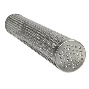 Anping stainless steel wire mesh perforated plate cylinder filter