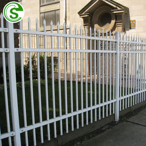 Valla Tubular Negra con Recubrimiento en Polvo Personalizable, Paneles de Valla de Acero Inoxidable, Valla de Seguridad para Casa - Product Image 2