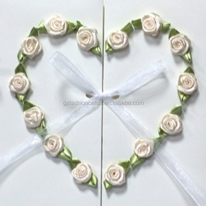 nuovi prodotti da sposa apribile fiore nozze invito romantico con il cuore - Product Image 6