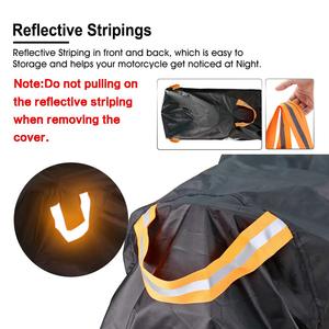 Woqi Heavy Duty motocicleta al aire libre impermeable Anti-UV polvo <span class=keywords><strong>lluvia</strong></span> Protector poliéster motocicleta cubiertas <span class=keywords><strong>para</strong></span> bicicletas <span class=keywords><strong>de</strong></span> carretera - Product Image 6