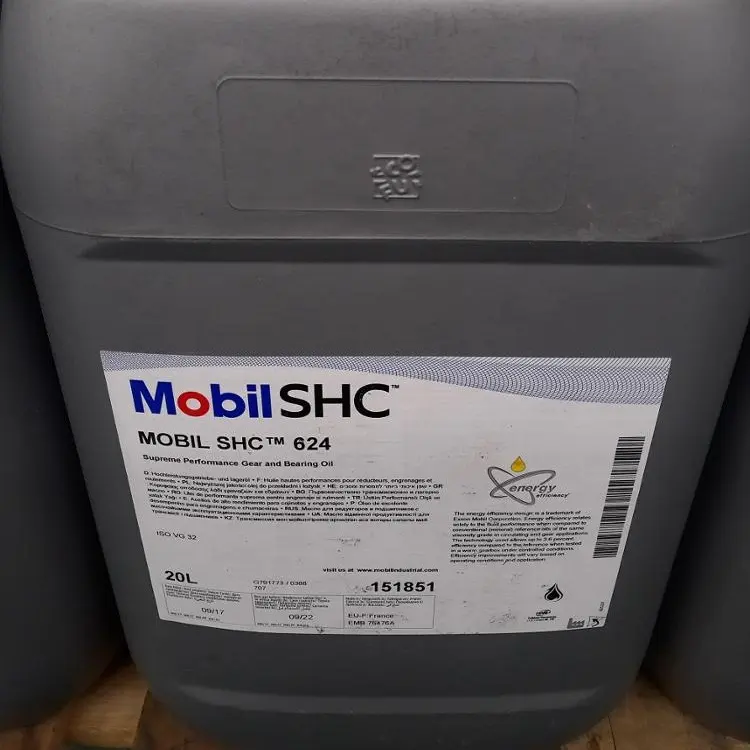 Industrial lubricant Mobil SHC 624, exceptional performance gear and bearing oils