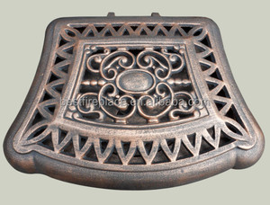Poêle à <span class=keywords><strong>bois</strong></span> moderne en fonte Bestfire, autoportant, pour intérieur - Fabrication directe, petit foyer de chauffage pour la maison, bronze/noir mat - Product Image 6
