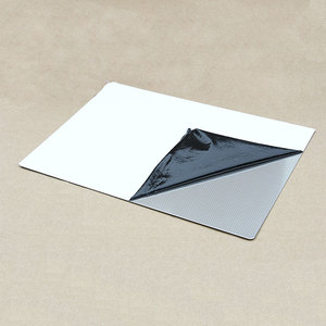 Hohe Qualität Angepasst A4 Größe Matte Stahl Platte für RFID/ID Kunststoff PVC Karte Laminieren