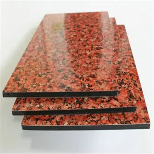 Alucobond Brown Marmor beschichtete Aluminium-Verbund platte acp/acm Außenwand paneele