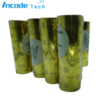 Cinta de Transferencia Térmica de Cera Plateada de 110 mm x 300 m para Impresora de Códigos de Barras