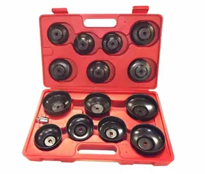 wholesale high quality 14pc cup Oil Filter Wrench Cap Set for engine oil change in workshop or garage