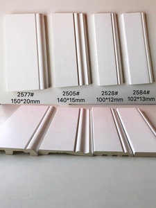 Foshan Polyuréthane D'UNITÉ CENTRALE de PVC <span class=keywords><strong>Mousse</strong></span> Plinthe panneau Bas de Ligne pour le plancher - Product Image 2