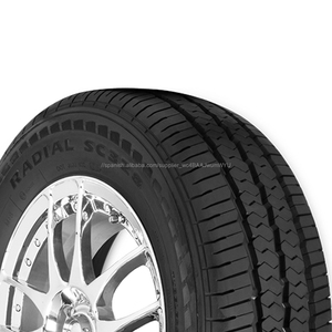 Sunraysia 185R14C neumático de remolque equipado con blanco 114.3mm patrón Del Perno Prisionero - Product Image 3