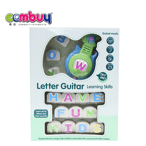 Jouet musical pour enfants, guitare électrique avec <span class=keywords><strong>lettres</strong></span> pour l'apprentissage précoce - Product Image 6