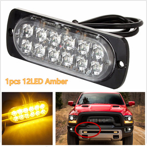 Yosovlamp 12-24V Slanke Strobe Light Waarschuwing Side Licht 12 Led * 3W IP67 Outdoor Motion Sensor turcks Strobe Licht - Product Image 3