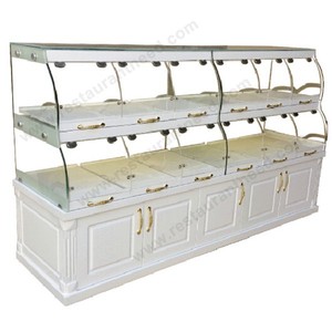 Hot Bán Châu Âu Thiết Kế Thương Mại Hai Mặt 2 Lớp Bakery Glass <span class=keywords><strong>Display</strong></span> Showcases - Product Image 6