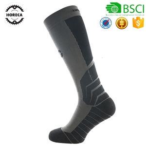 Nuevos hombres senderismo calcetín calidad unisex <span class=keywords><strong>muslo</strong></span> mediados de los deportes calcetines de compresión running - Product Image 1