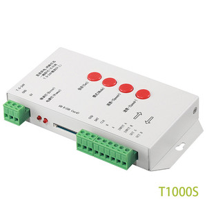 LED <span class=keywords><strong>T1000S</strong></span> 128 Carte SD Pixels Contrôleur DC5 ~ 24V, pour WS2801 WS2811 WS2812B LPD6803 LED 2048 bande lumière lampe - Product Image 4