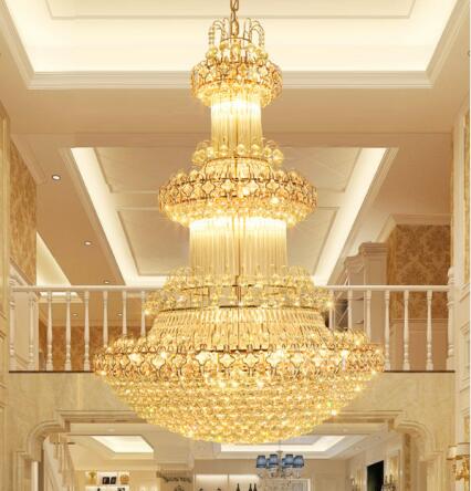 Хрустальная люстра, большие светильники для украшения дома, отеля
